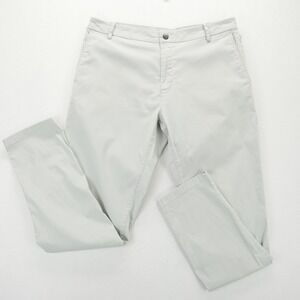 Birddogs Mens Khaki Pants Built In Liner Stone Gray Stretch 34x32 Golf Casual